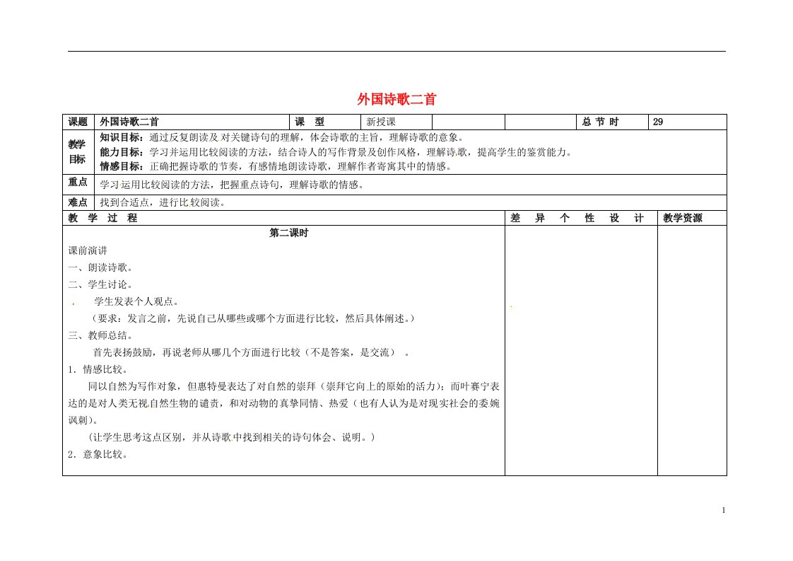 吉林省长市第一零四中学八年级语文下册