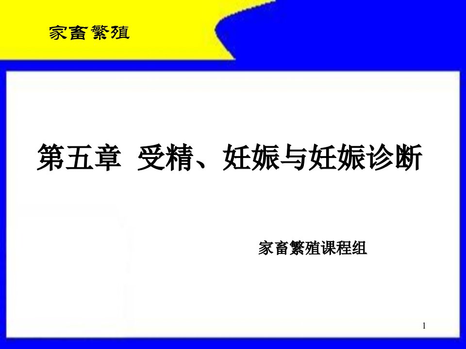 医学课件第五部分受精妊娠与妊娠诊断教学课件