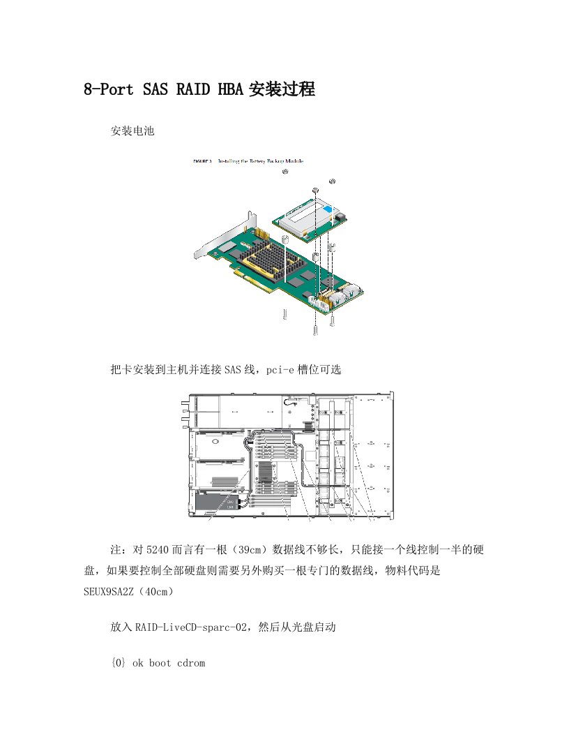 8-Port+SAS+RAID+HBA安装过程