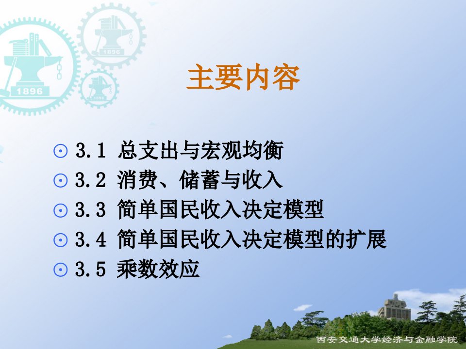 简单国民收入决定模型培训课件