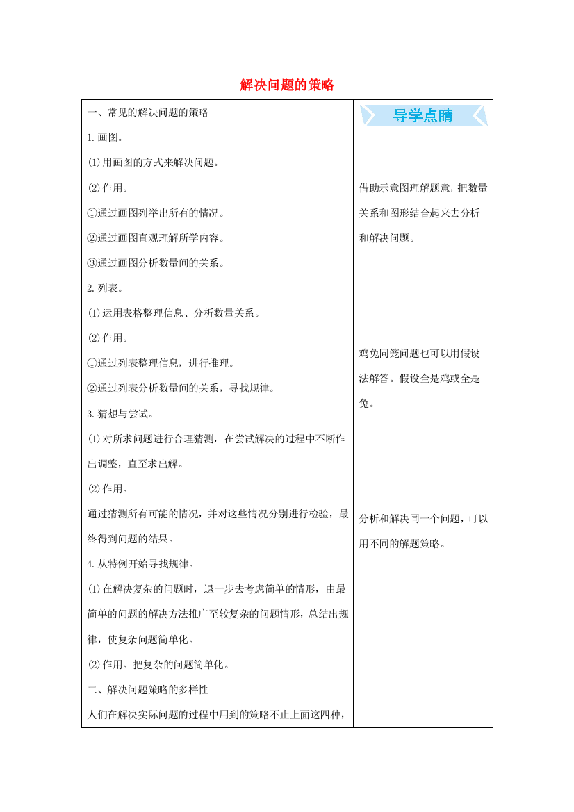 六年级数学下册