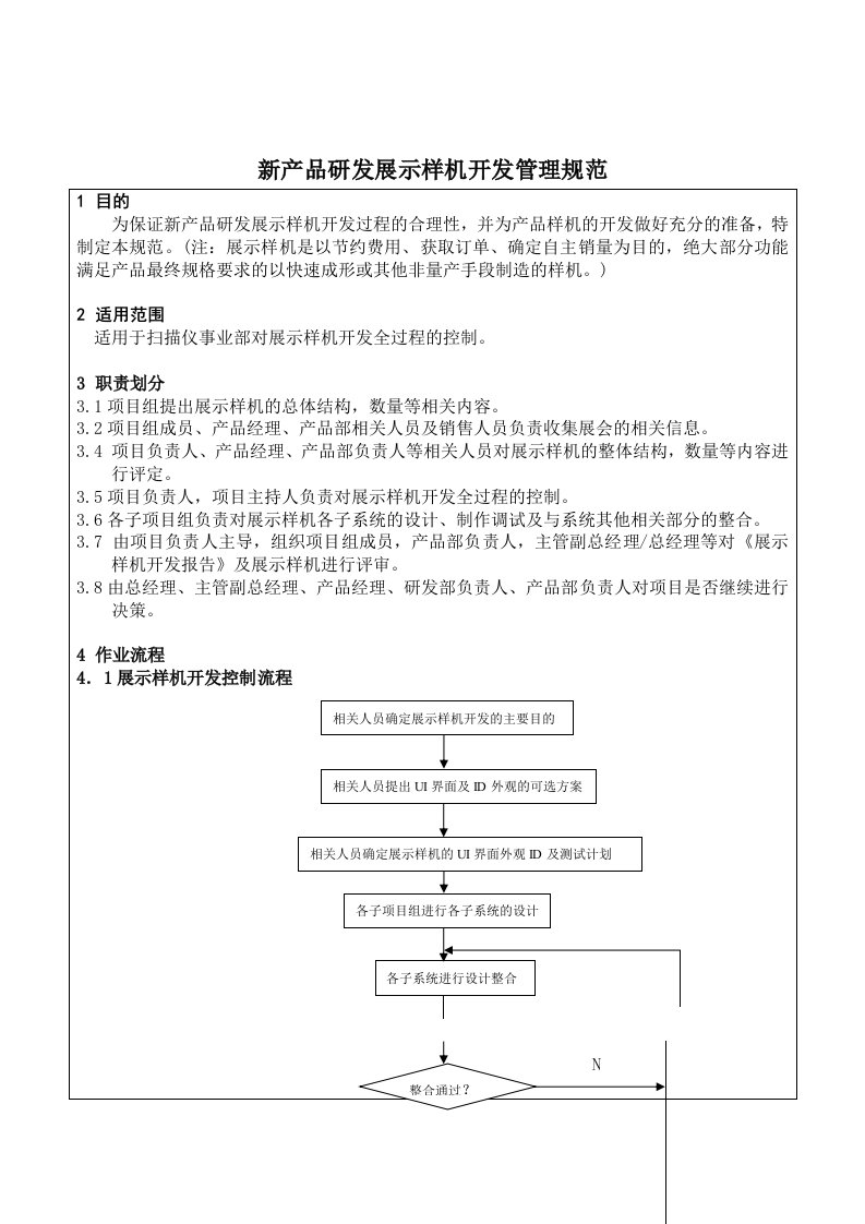 新产品开发设计管理流程规范大全9