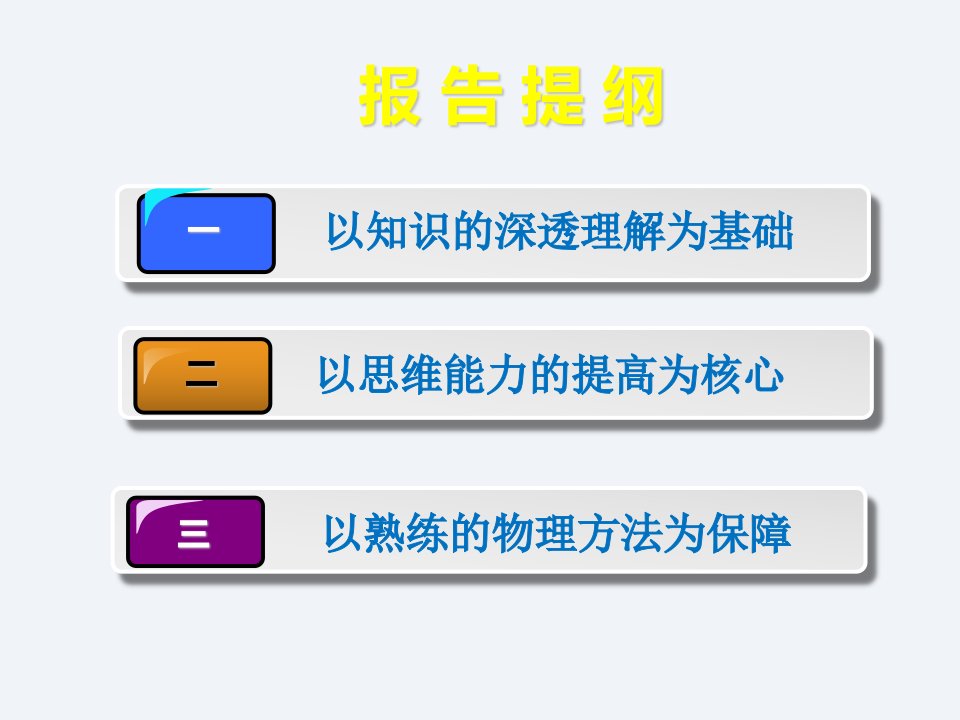 基于核心素养培养的2021年高考物理复习备考策略讲座