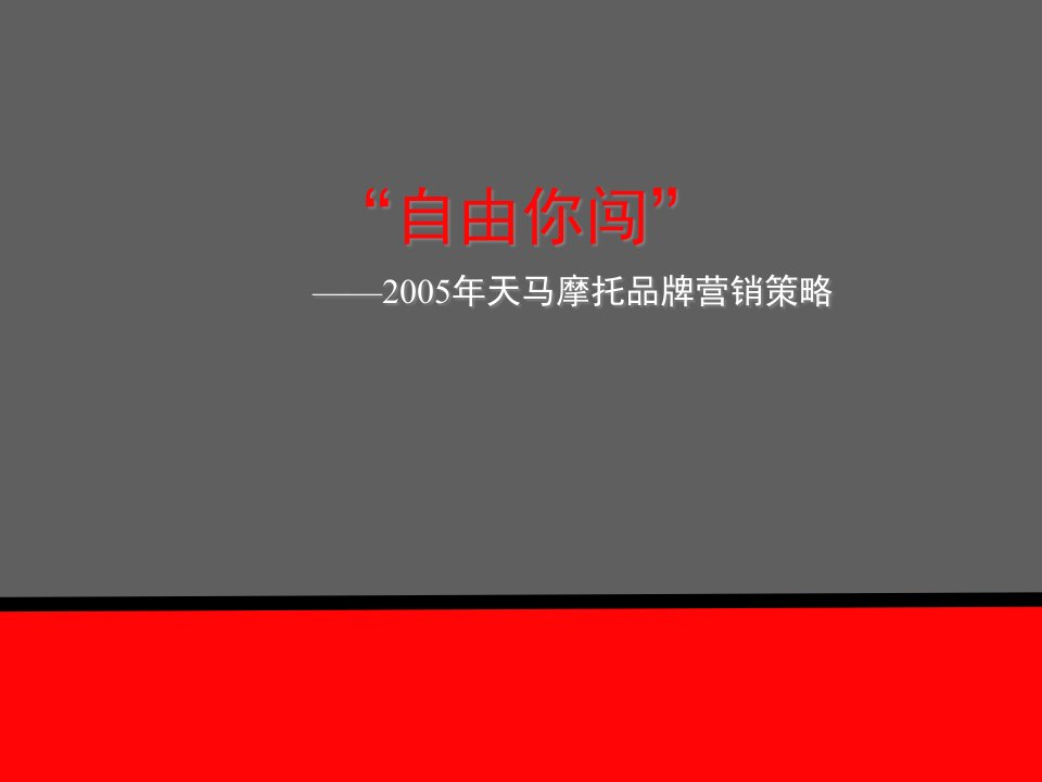 [精选]某某年天马摩托品牌营销策略