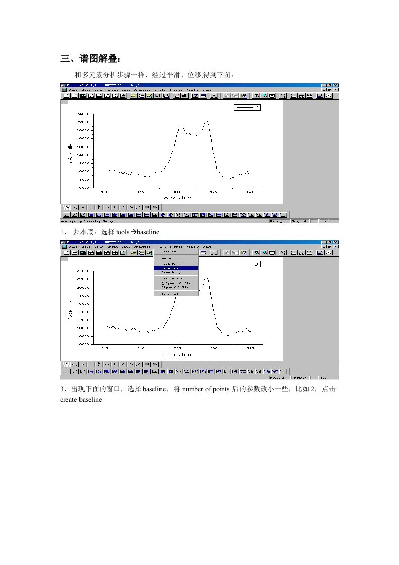 origin处理XPS能谱数据