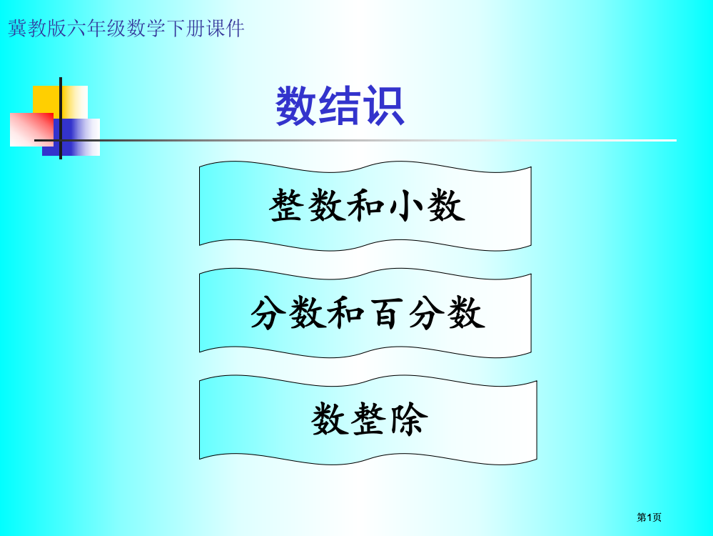 冀教版六年下数的运算市公开课金奖市赛课一等奖课件