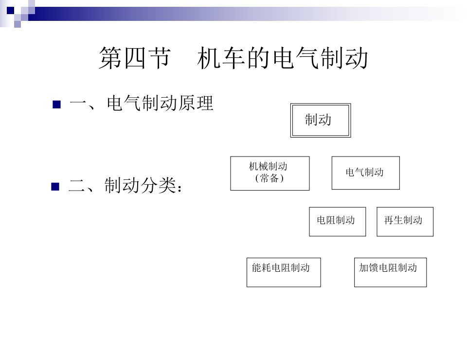 第四节机车的电气制动课件