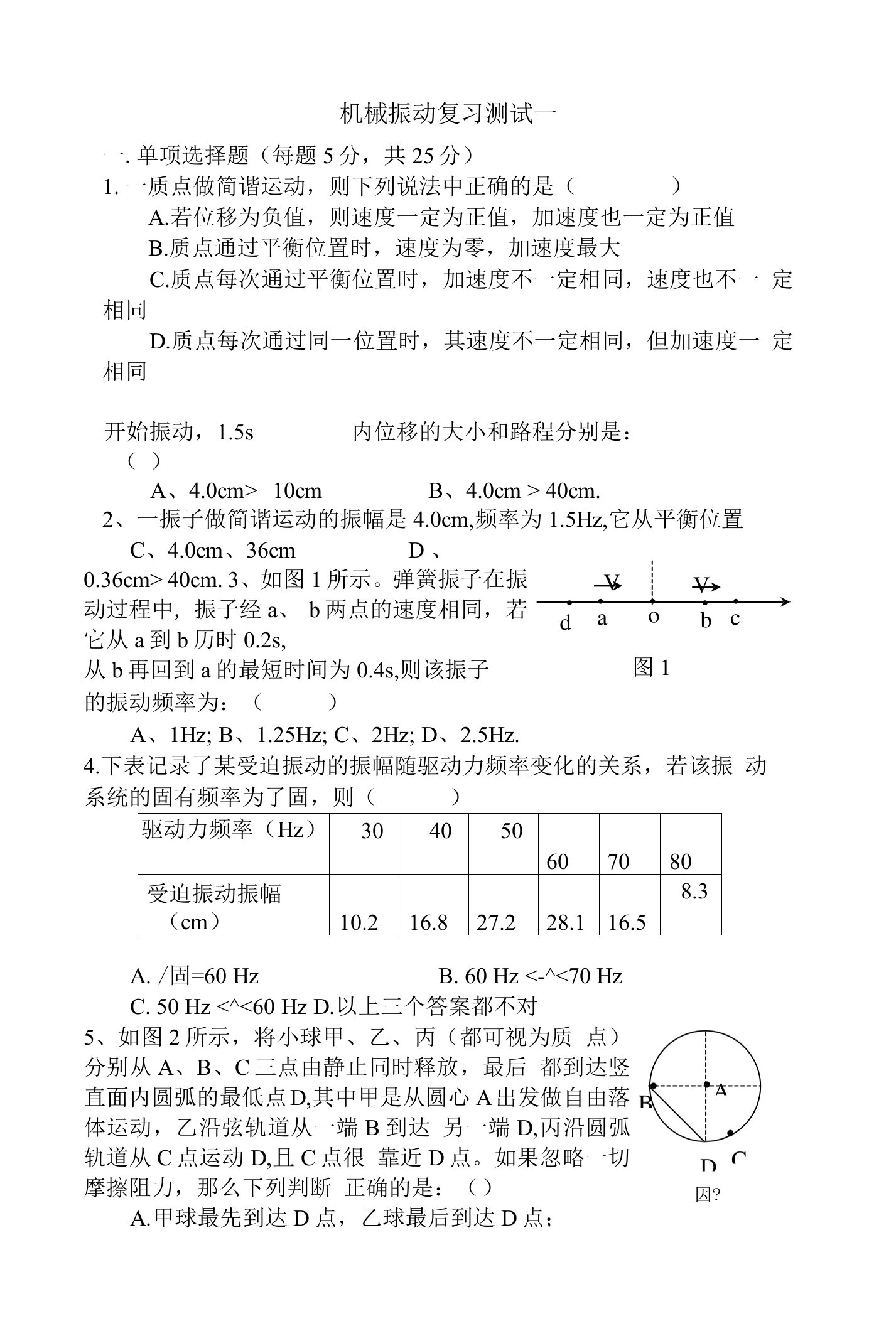 机械振动教案2