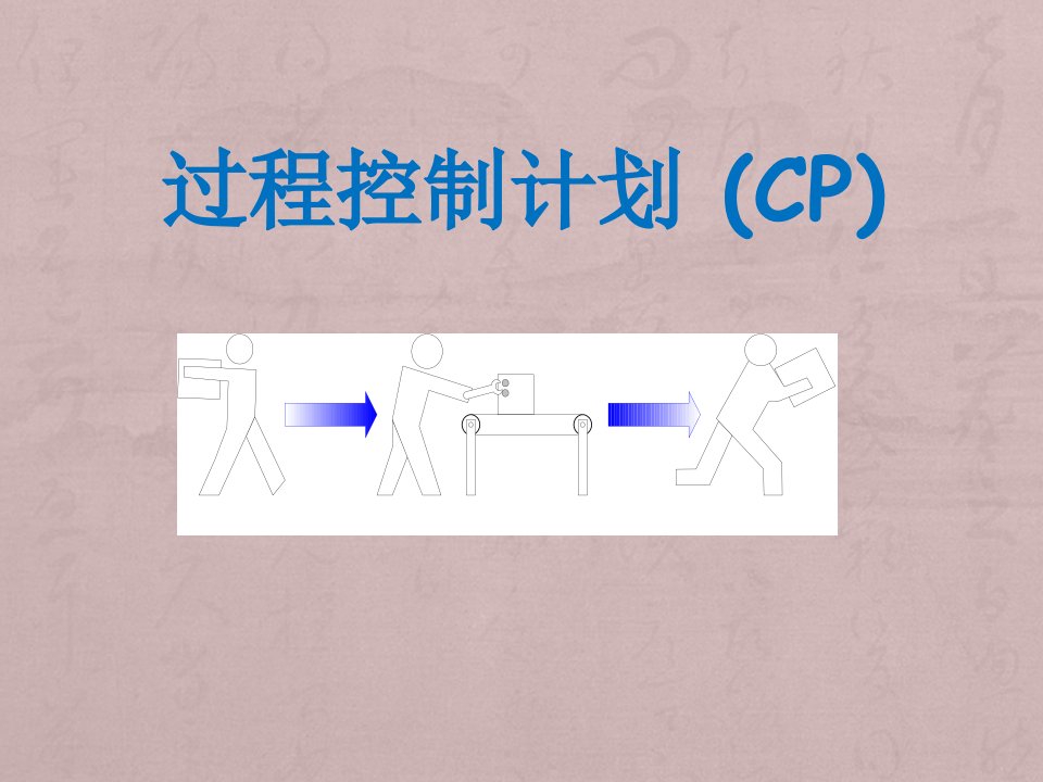 质量控制计划编写教程