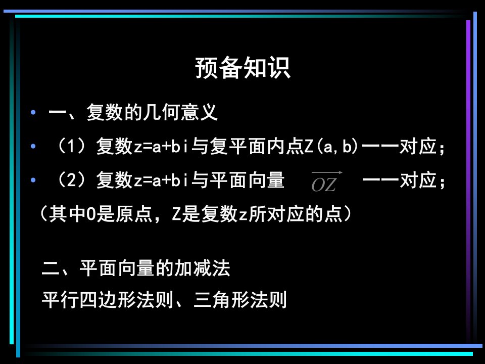 复数的加减运算及其几何意义课件