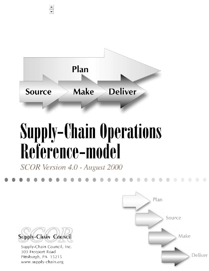 供应链运作参考模型SCOR40中文版更新