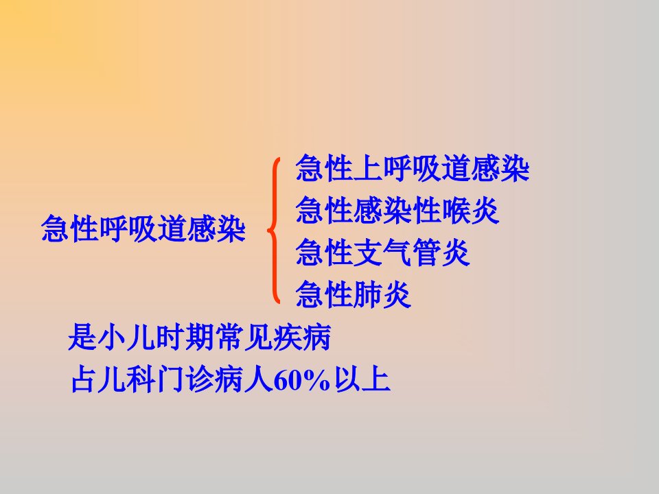 呼吸系统疾病医疗患儿护理