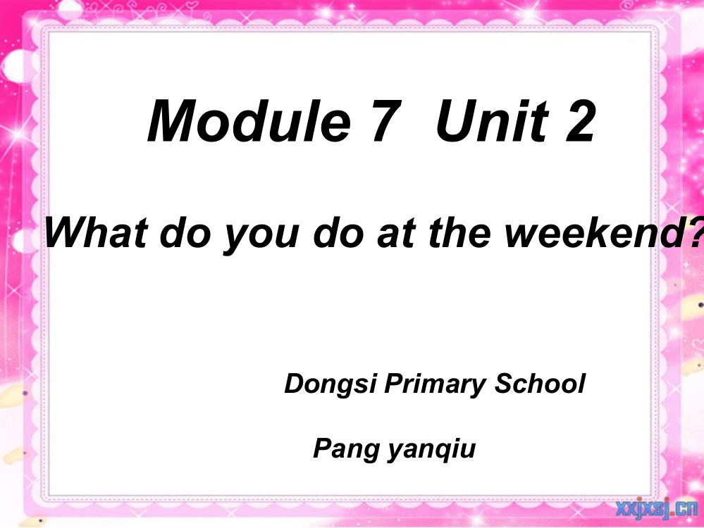 三年级课件Module7Unit2