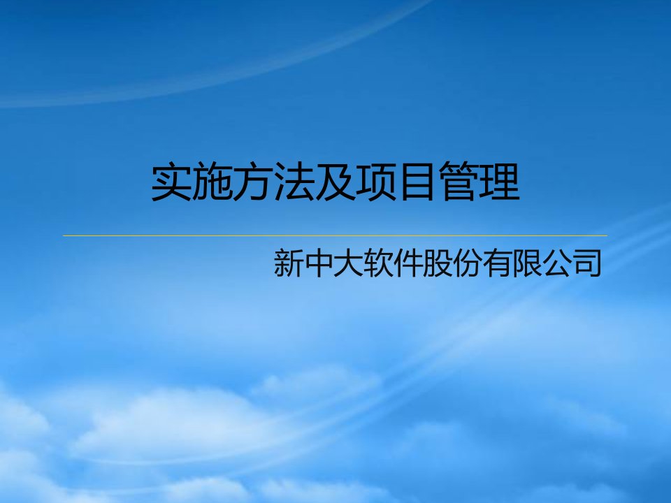 实施方法及项目管理常见问题