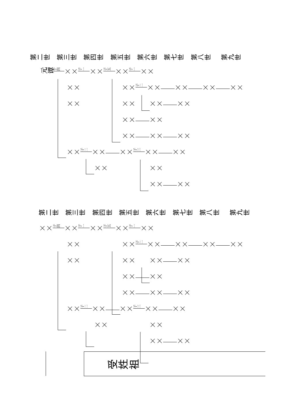 家谱电子版模板