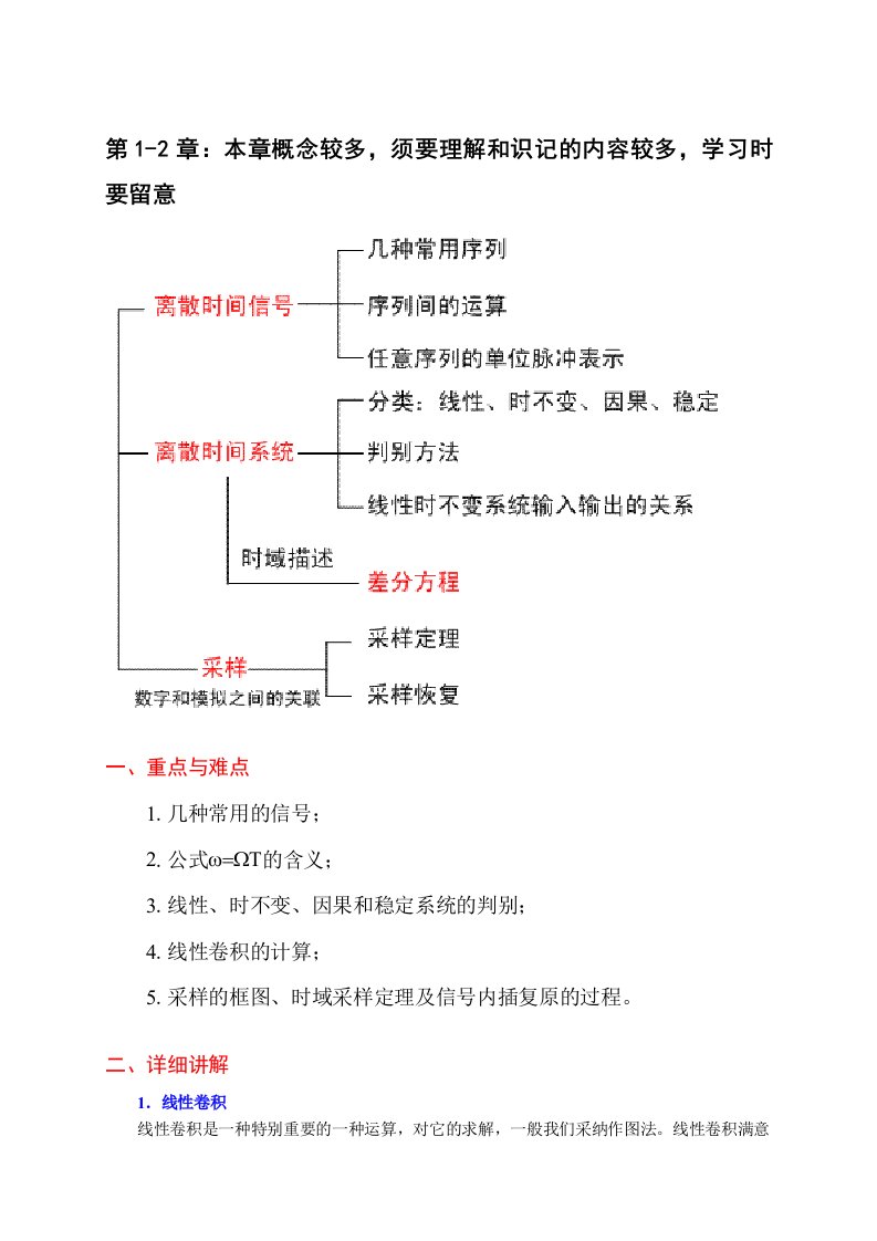 信号与系统总复习