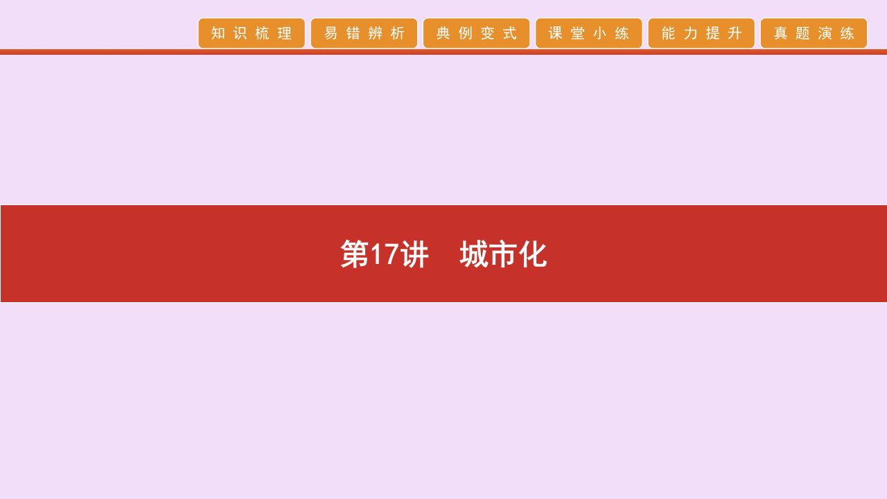 2020高考地理艺考生冲刺第六单元人口与城市第17讲城市化课件