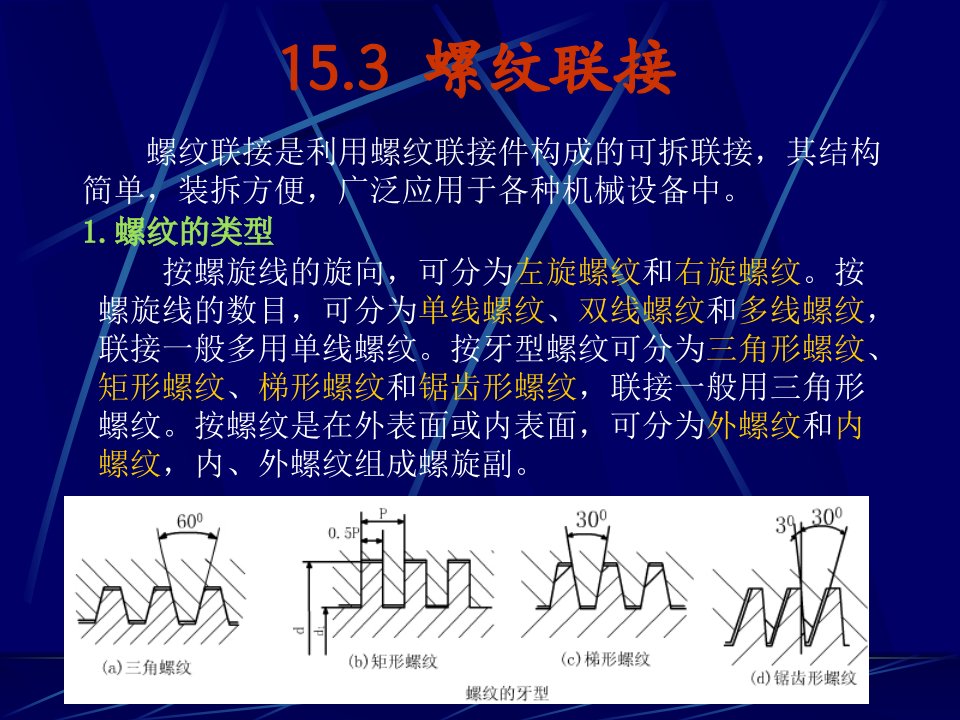 螺纹联接