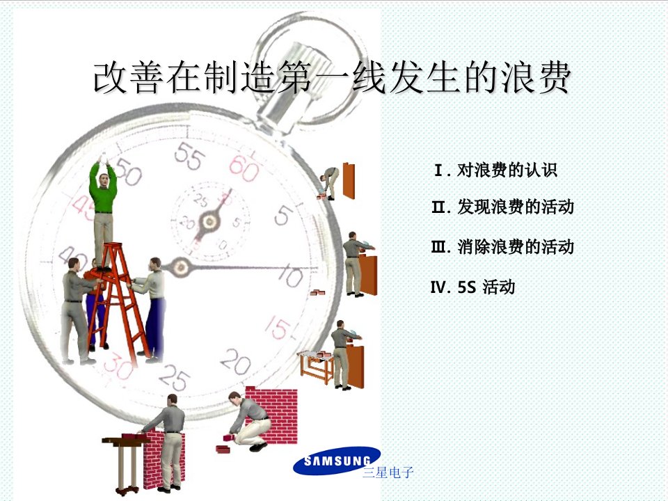 电子行业-三星电子7大浪费改善