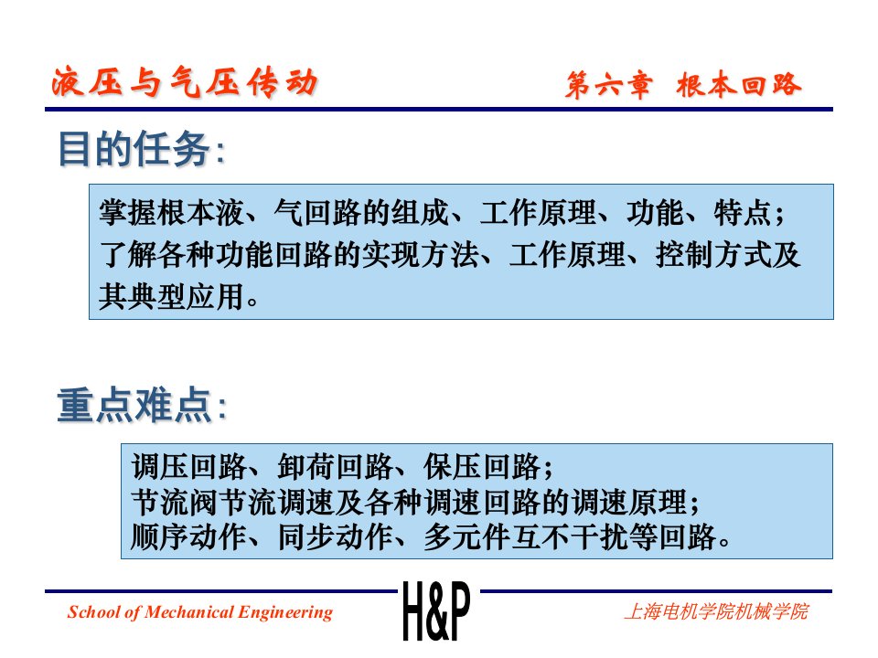 液压与气压传动精美课件基本回路