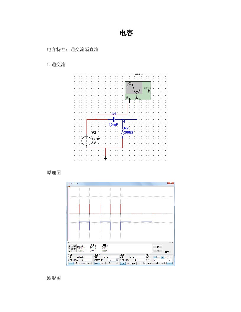 电容和电感特性