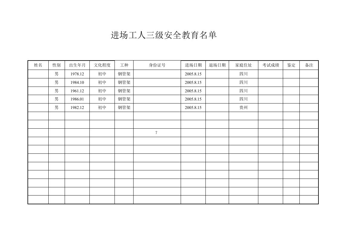 建筑资料-钢管架