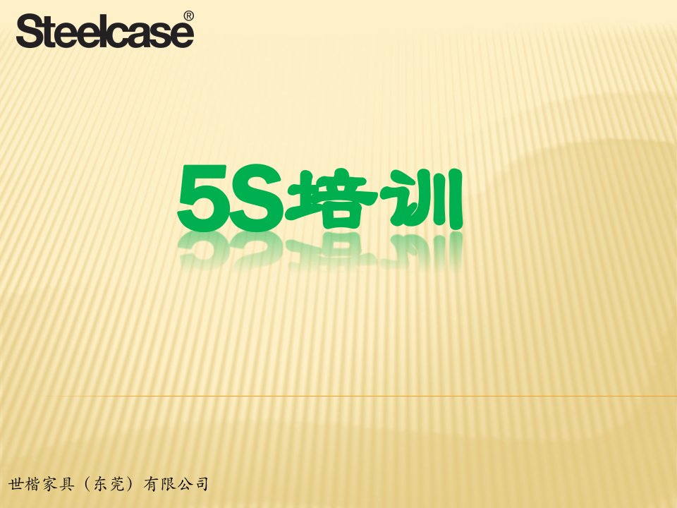 5S培训资料Steelcase