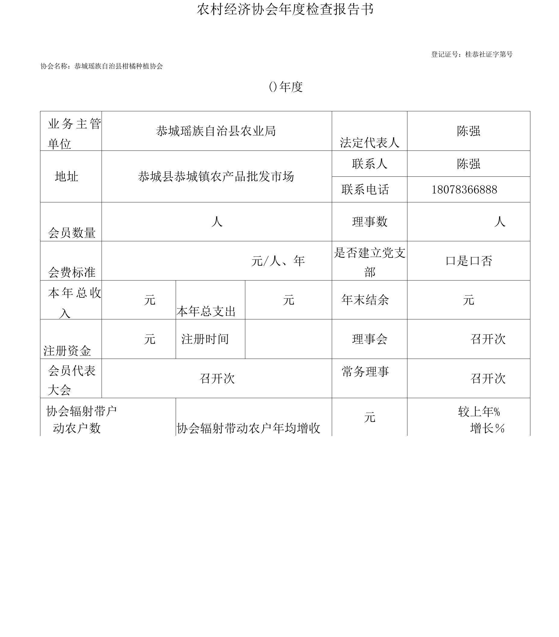 社会团体年度总结报告