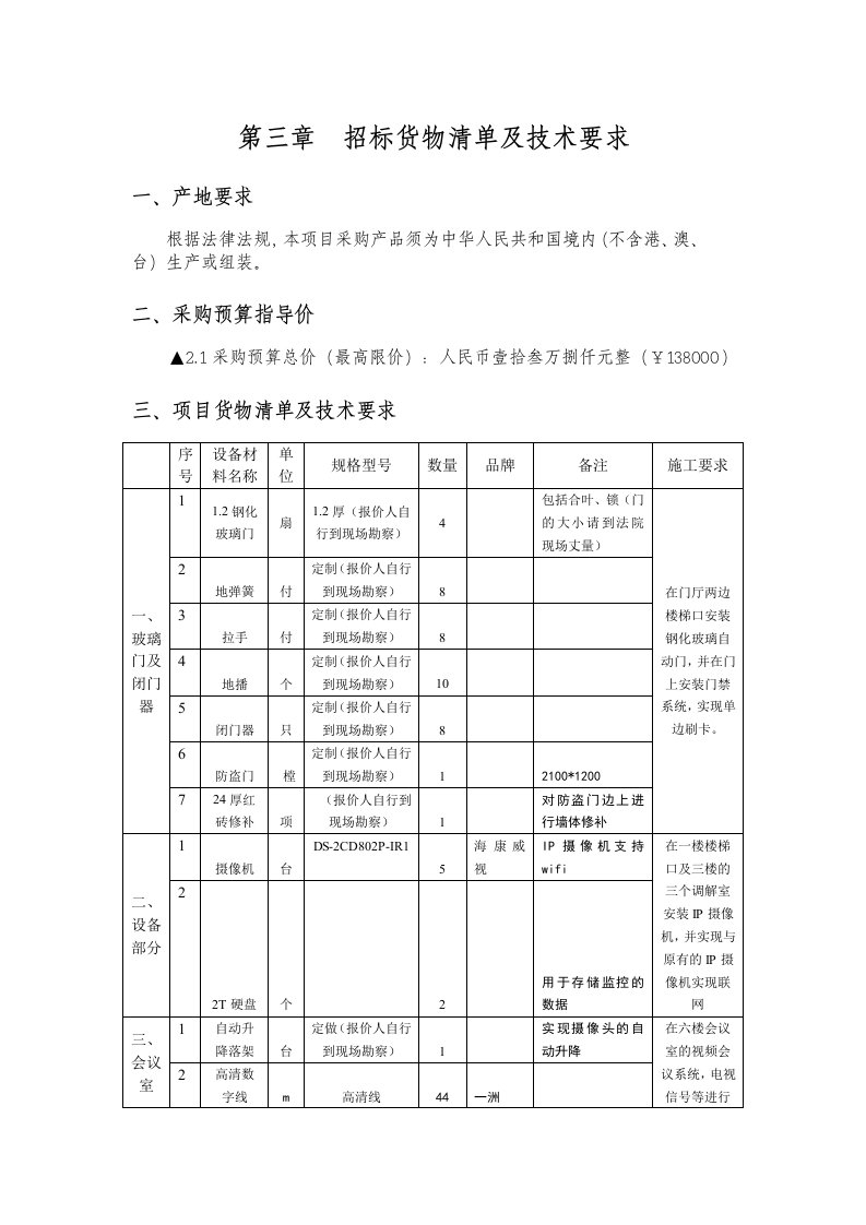 参数-松阳招投标网