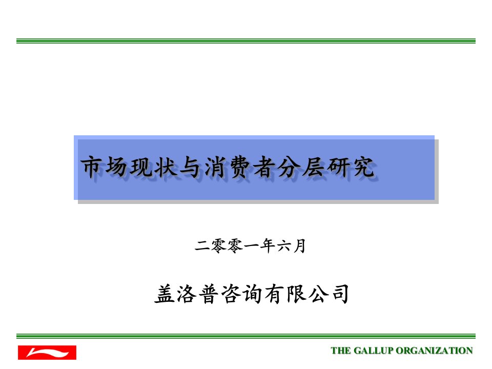 [精选]某公司市场消费者分层研究报告