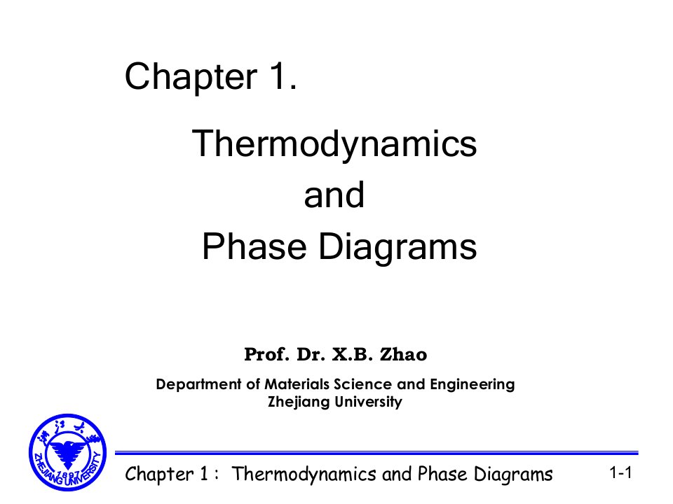浙江大学_材料热力学与动力学课件_1