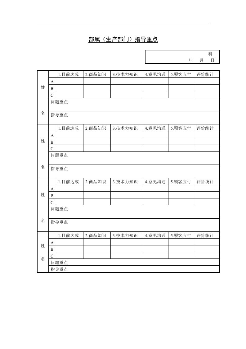 【管理精品】第二十七节部属(生产部门