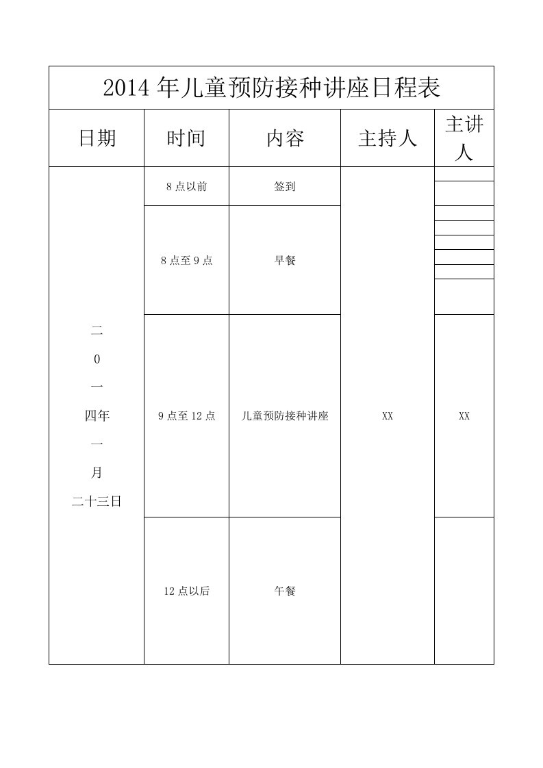 月全国儿童预防接种知识讲座总结