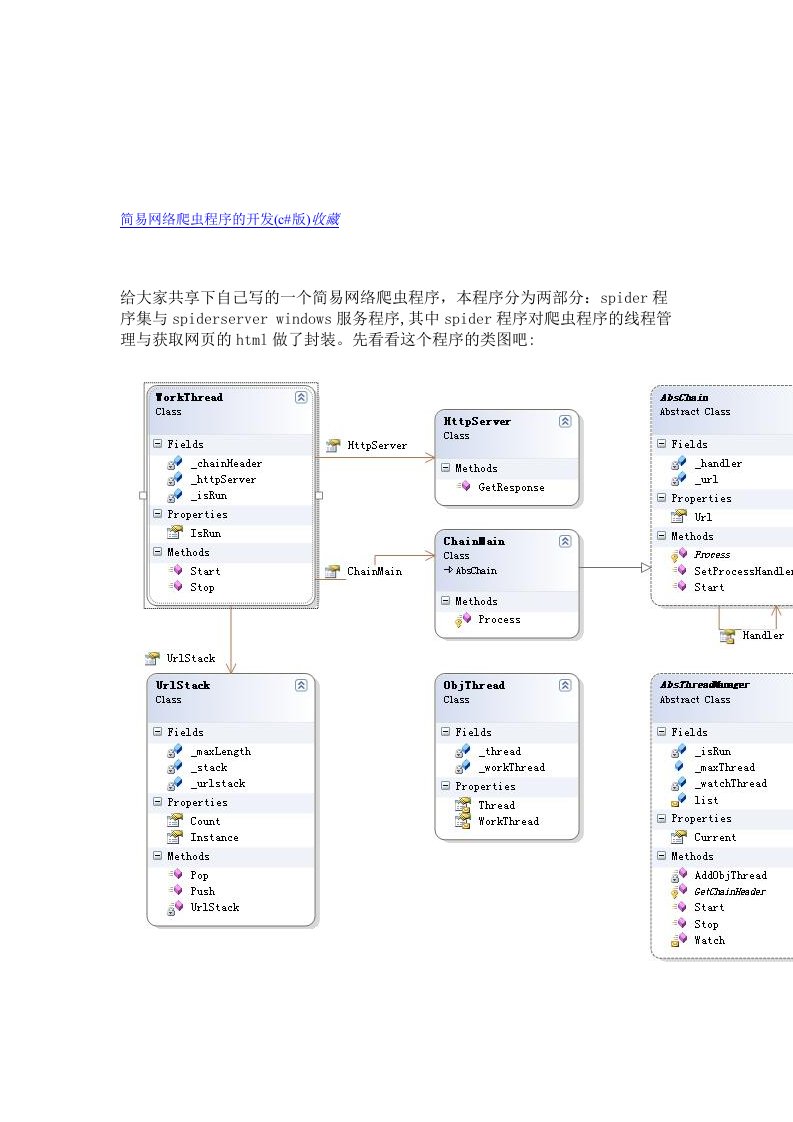 简易网络爬虫程序的开发