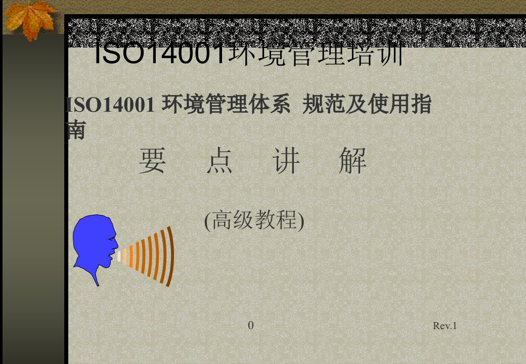 ISO14001规范及使用指南(1)