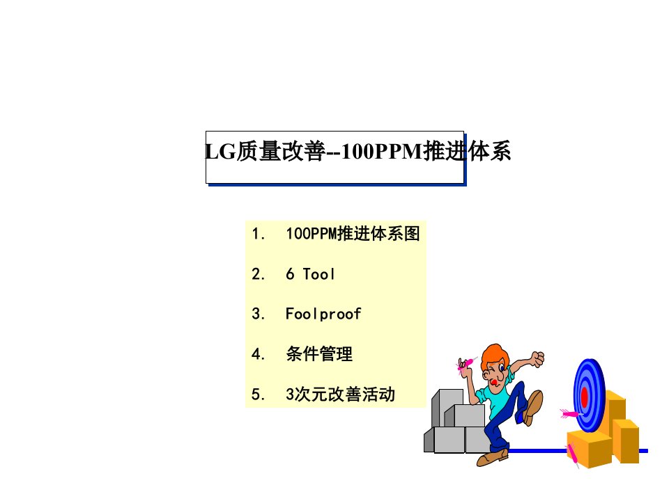 LG质量改善--100PPM推进体系(PPT