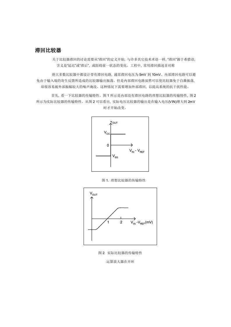 滞回比较器详解