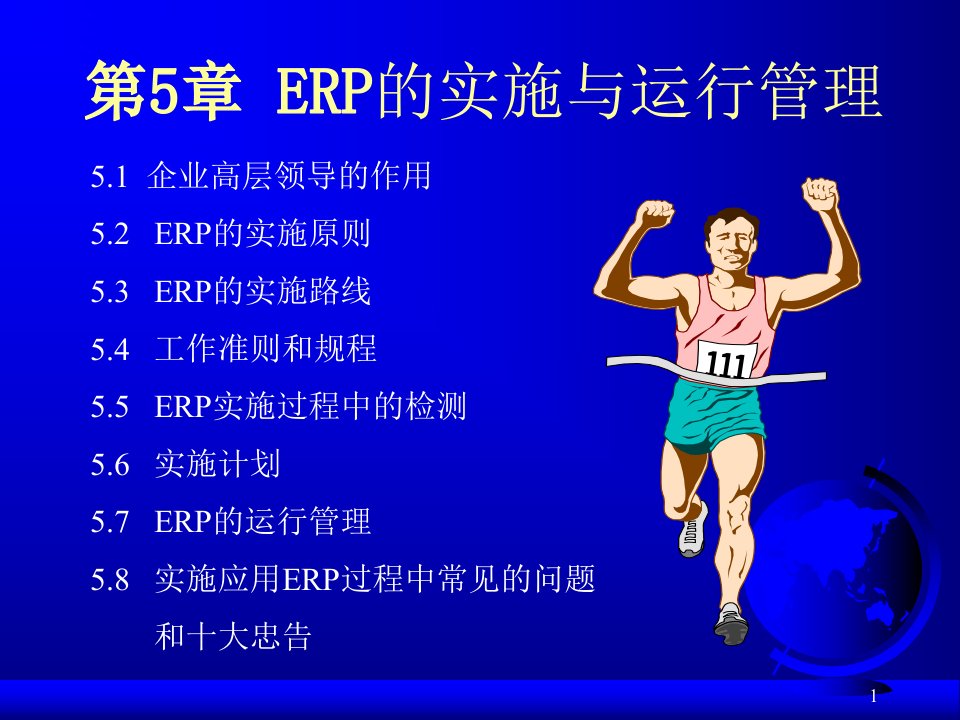 第5章ERP的实施与运行管理课件