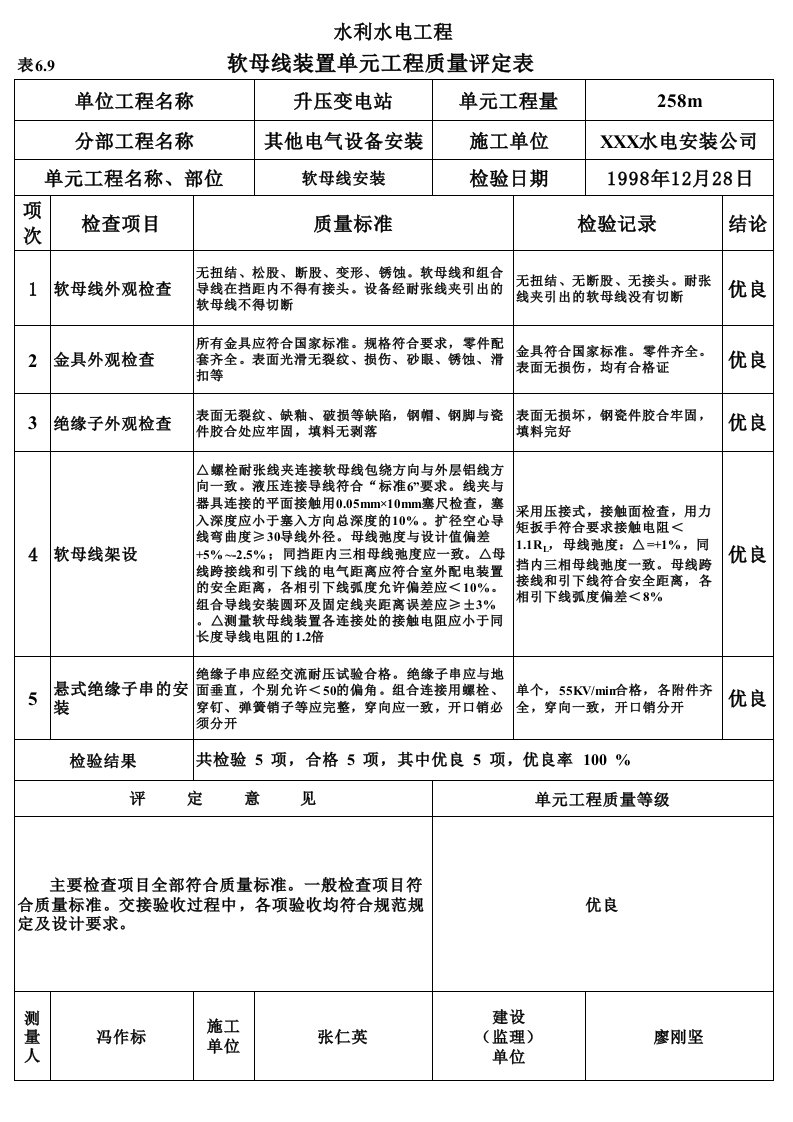 工程资料-表69