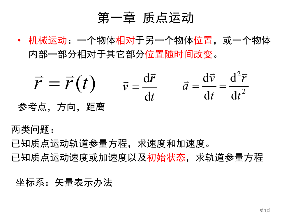 普通物理总复习市公开课金奖市赛课一等奖课件