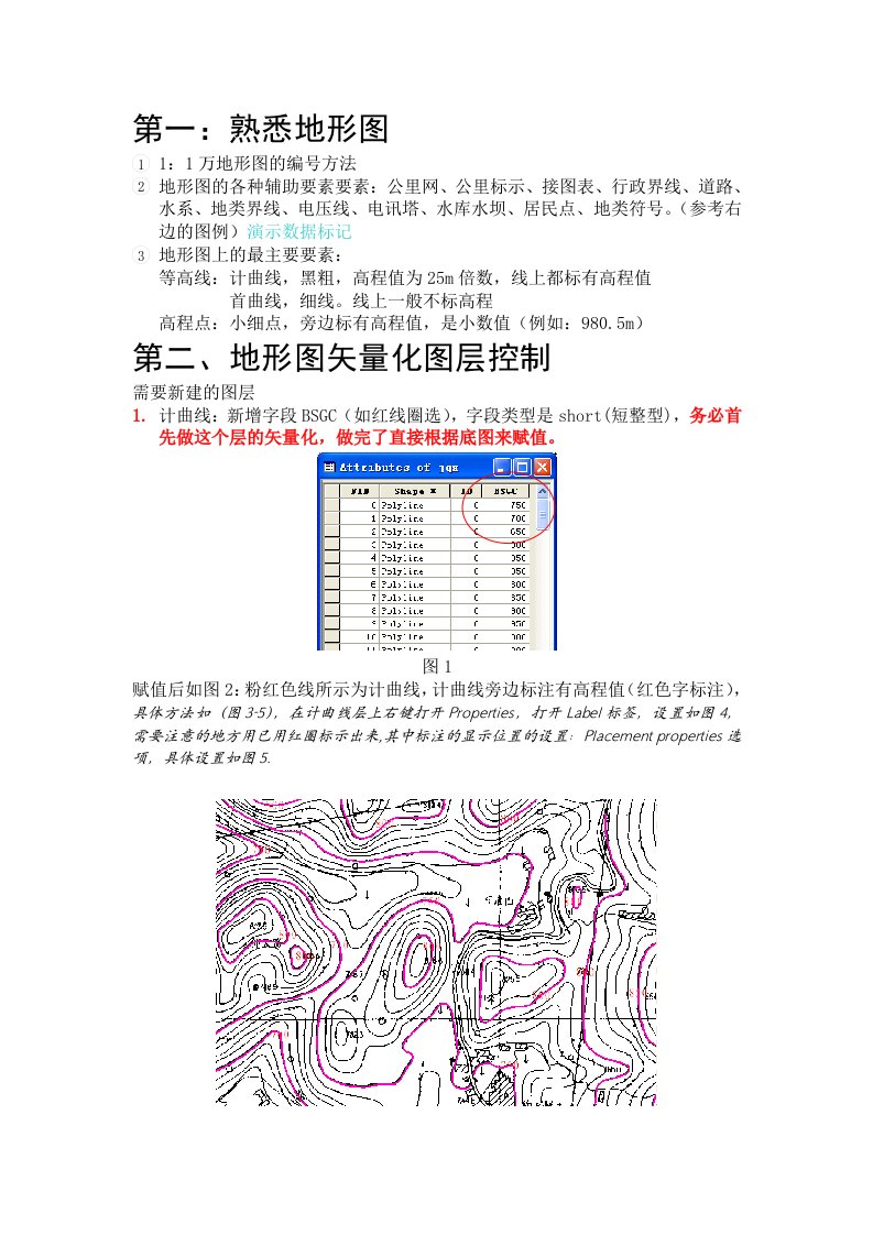 地形图矢量化步骤