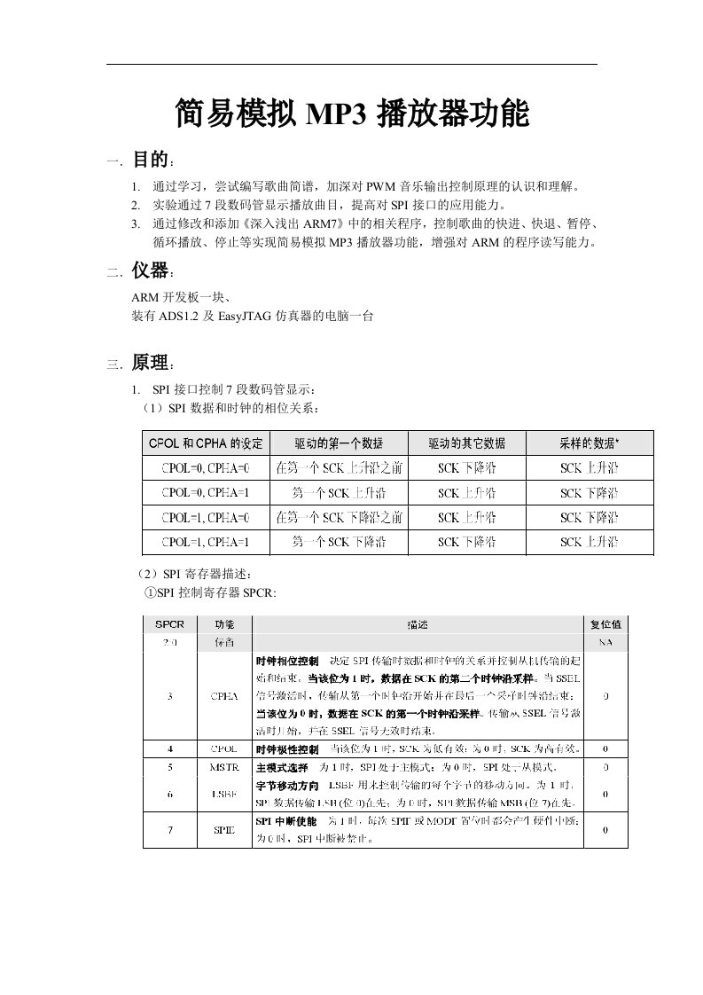 新型MP3播放器设计