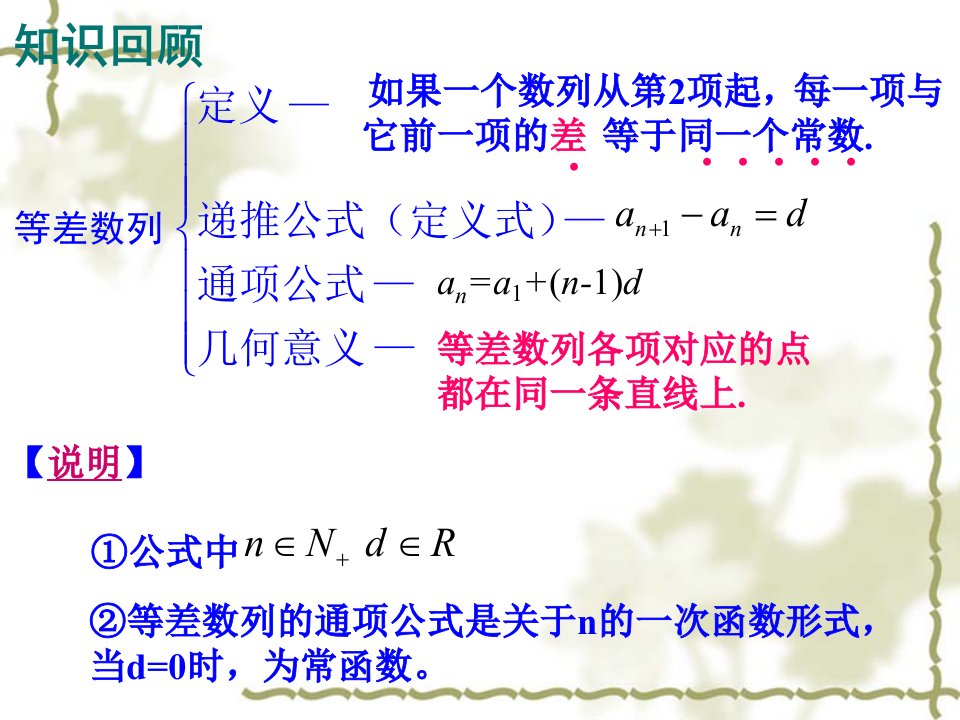 等差数列的性质ppt课件