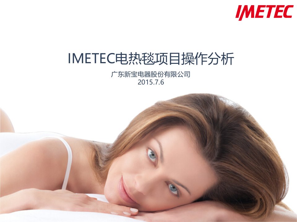 IMETEC电热毯项目分析讨论71