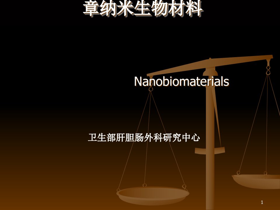 常用的纳米生物材料ppt课件