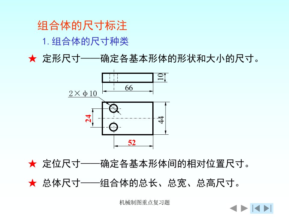 机械制图重点复习题