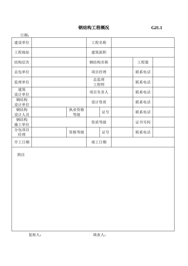 建筑工程-钢结构工程概况