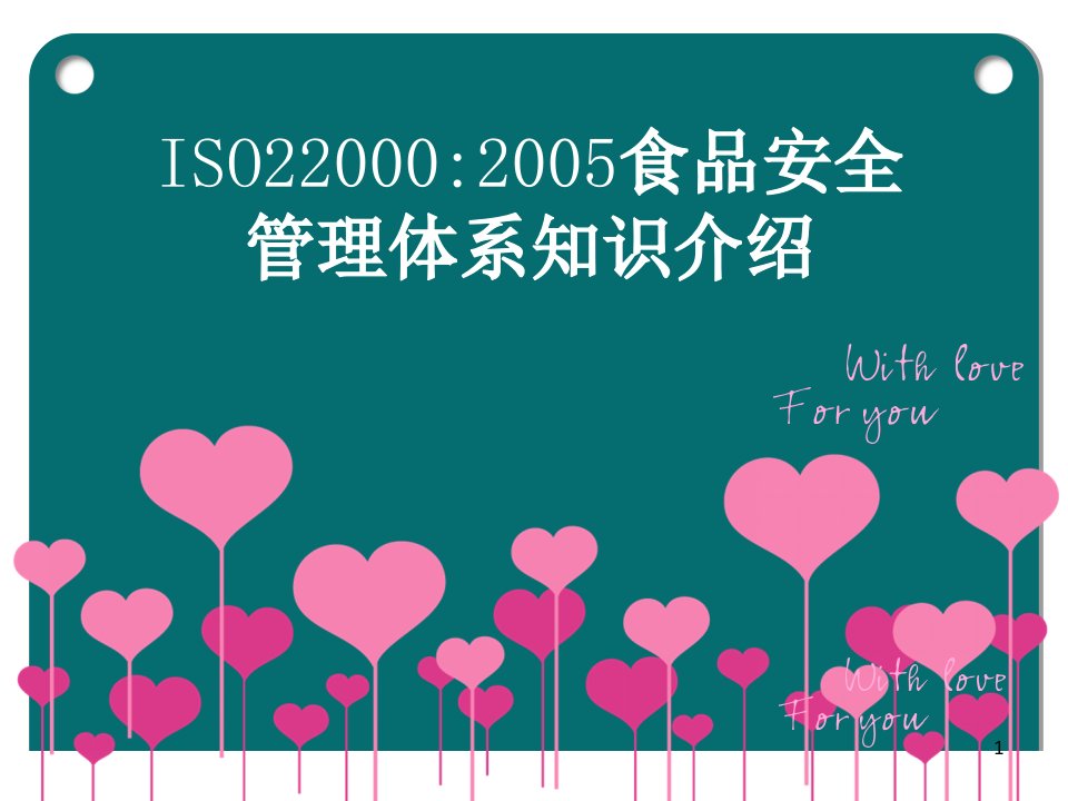 ISO22000基本知识ppt课件