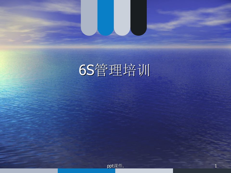 仓储6s管理培训精选ppt