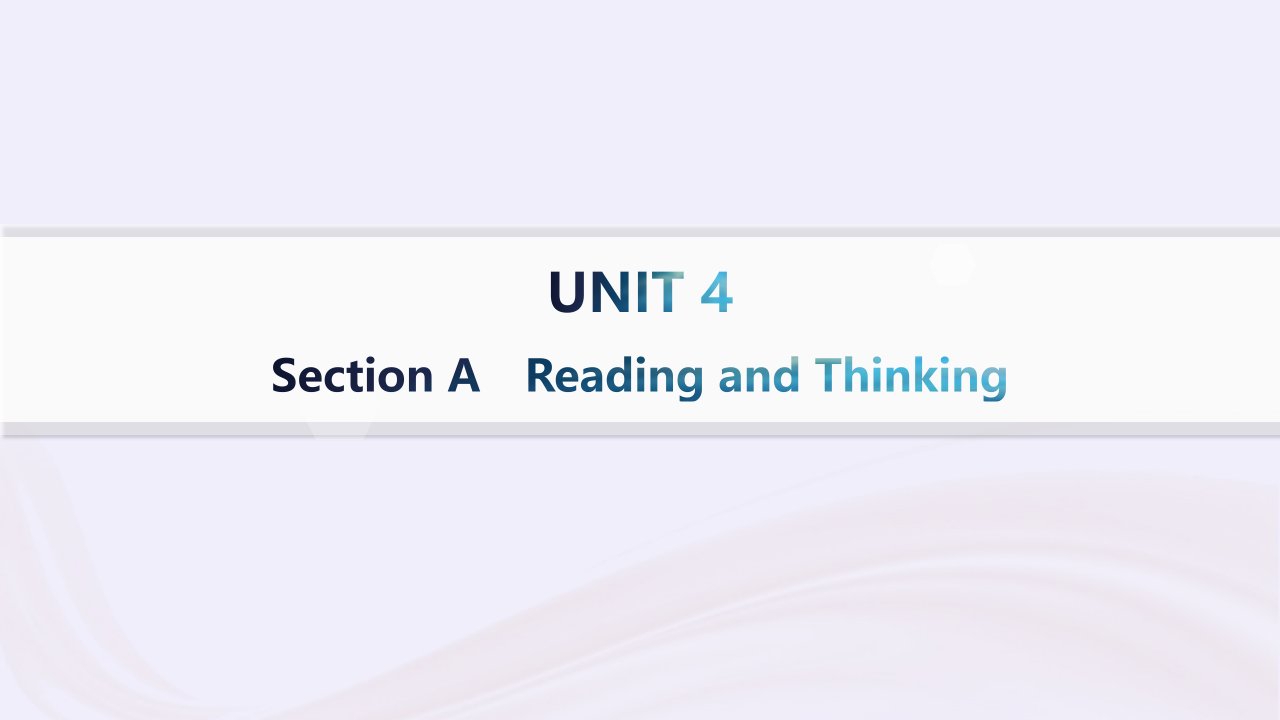 新教材2023_2024学年高中英语Unit4AdversityandCourageSectionAReadingandThinking课件新人教版选择性必修第三册